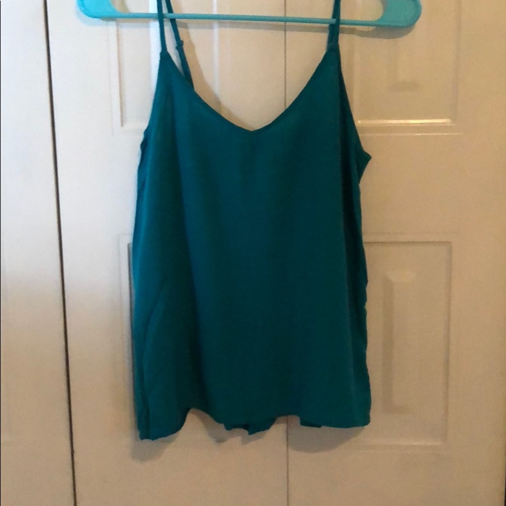 Tank top with open back